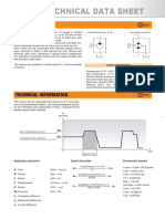 Technical Data Sheet: Features Features