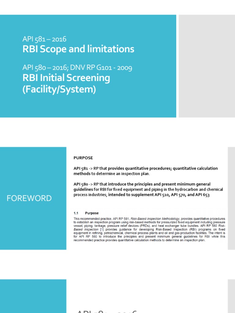 RBI Initial Screening Overview | PDF | Steel | Stainless Steel