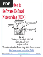 Introduction To Software Defined Networking (SDN)