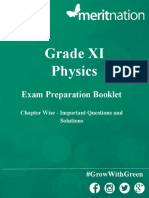 Grade 11 Physics Exam Preparation Booklet