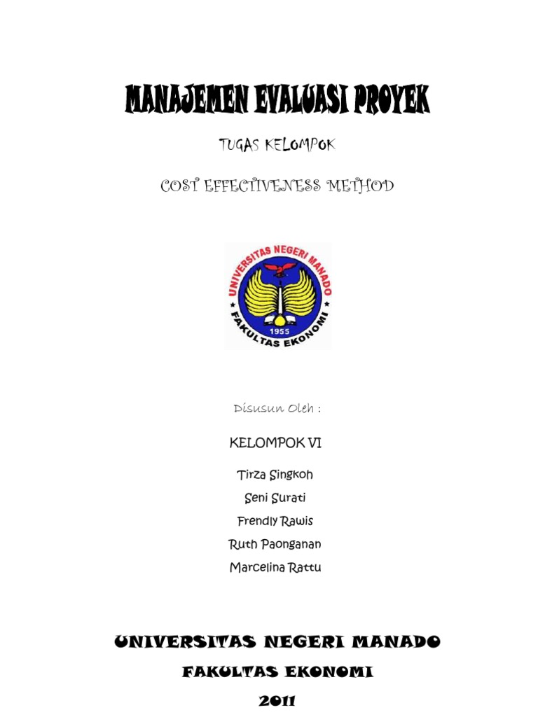 TUGAS KELOMPOK Cost Effectiveness Method | PDF