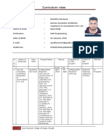 Curriculum Vitae of Ajay Singh