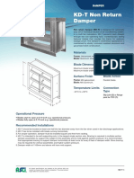 KD-T Non Return Damper: Materials