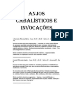 ANJOS CABALÍSTICOS E INVOCAÇÕE1