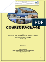 Domestic and Intl Tour Planning Packaging and Pricing Course Pack Final