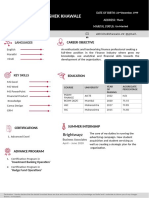 Khawale Abhishek Resume