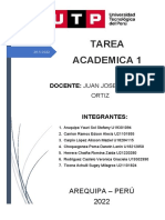 Tarea Academica 1: Arequipa - Perú 2022