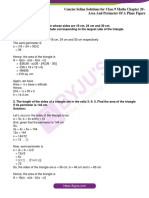 Exercise 20 (A) : Concise Selina Solutions For Class 9 Maths Chapter 20 - Area and Perimeter of A Plane Figure