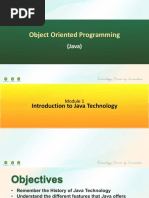 Module 1 Introduction To Java Technology