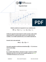 Regresión Lineal (Fórmulas)