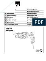 Manual MAKITA HR2460