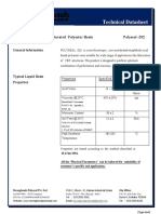 FICHA TÉCNICA DE RESINA POLYESTER TEREFTÁLICA P-202-Terephthalic