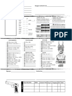 Hoja de Personaje Cthulhu d100 Editable