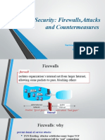 Networks Firewall Attacks Countermeasures Seminar MANISH