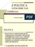 Equipe SEM POLÍTICA NINGUÉM SOBE NAS EMPRESAS, assunto SL_APREST_ POLÍTICA[1]