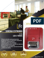 FHS-100 Sirena Estrobo LIFE 12-24v