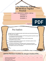 Analisis Isu Efektivitas Kinerja Perawat Berdasar Tupoksi