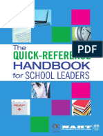 The Quick Reference Handbook For School Leaders