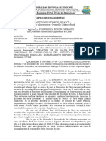 Informe N°003 Digur Solicito Informe Mensual y Final de La Obra Chuquiaguillo