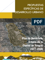 Propuestas Específicas de Desarrollo Urbano