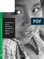 El Niño Víctima Del Delito Frente Al Proceso Penal TOMO III Denuncia - Como - Terapeutico