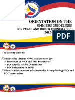 DILG MC 2019-143 - Omnibus Guidelines On Peace and Order Councils