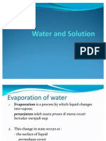 Water and Solution