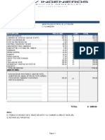 Cotizacion Poste Del C.P La Maquina