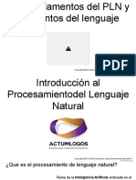 Sesión 01. - Fundamentos Del PLN y Elementos Básicos Del Lenguaje