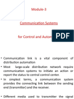 Module-3 Communication Systems For Control and Automation