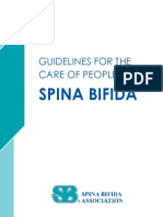 Guidelines For The Care of People With Spina Bifida 2018