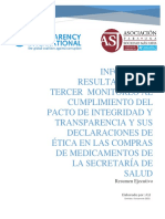 Honduras Health Sector Ip Asj Third Monitoring Report 2019