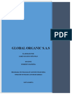 Global Organic S.A.S: Análisis financiero empresa exportadora