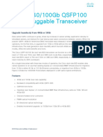 Cisco 40/100Gb Qsfp100 Bidi Pluggable Transceiver: Upgrade Seamlessly From 40Gb or 10Gb