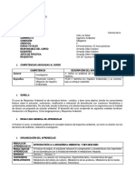 Sílabo Bioquímica Ambiental