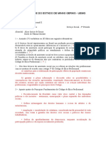 Prova Ética Profisisiona II - 5º Período - Prof Evana 3