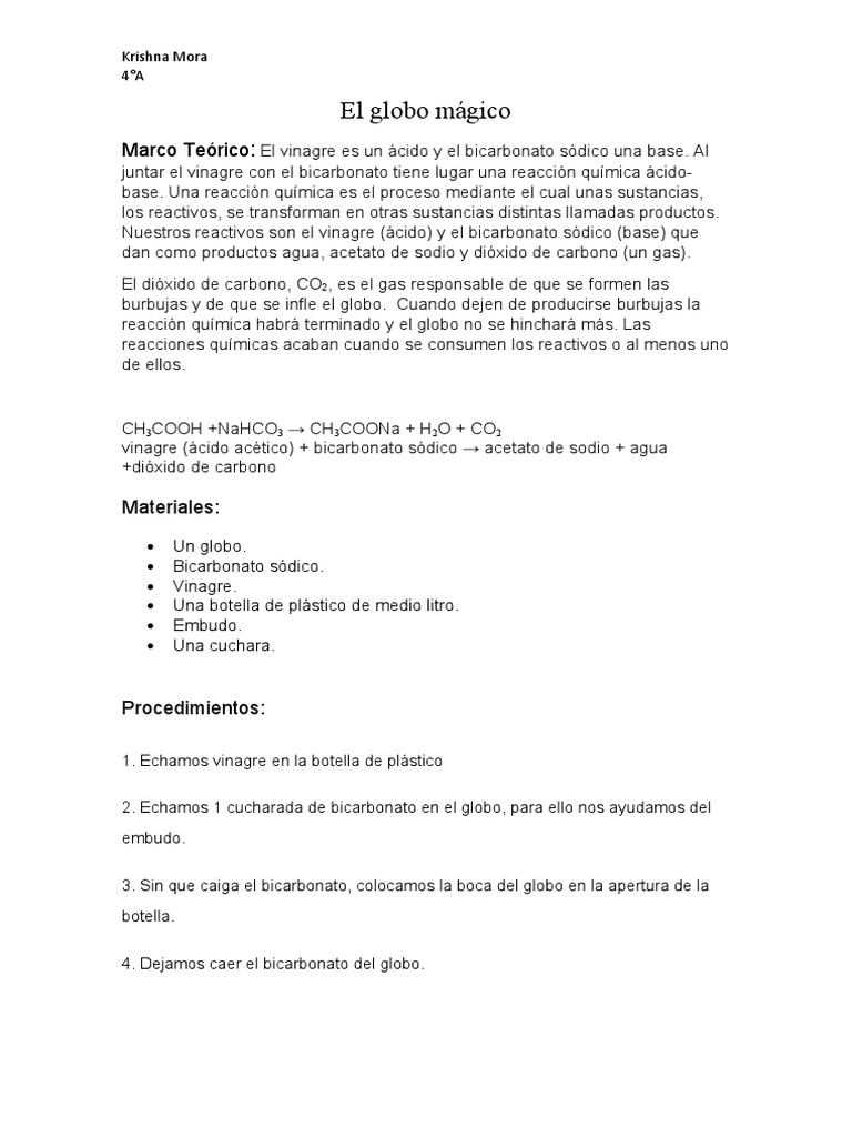 El Globo Mágico | PDF