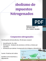 Metabolismo de Compuestos Nitrogenados