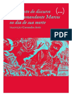 Marcos Subcomandante - Fragmentos Do Discurso Do Subcomandante Marcos No Dia de Sua Morte