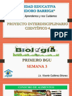 Biologia Primero Bgu - Proyecto 4 - Semana 3