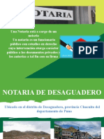 Perfiles y análisis de puestos de trabajo en notaria