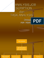 Job Analysis - Description & Specification