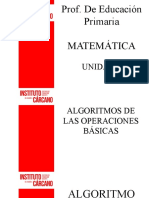 Algoritmos de Las Operaciones Basicas