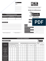 Calificacion Rendimiento 3ro