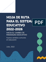 Hoja de Ruta para El Sistema Educativo 2022-2026