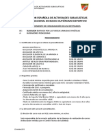 Convalidación de certificados de buceo militar a certificados FEDAS/CMAS