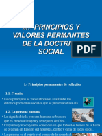 III. Principios y Valores Permanentes de La Doctrina Social de La Iglesia