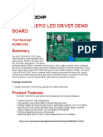 Mcp1633 Sepic Led Driver Demo Board: Part Number: ADM01002