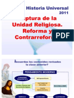 Reforma y Contrarreforma Religiosa