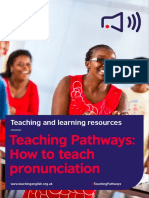 Teaching Pathways: How To Teach Pronunciation: Teaching and Learning Resources